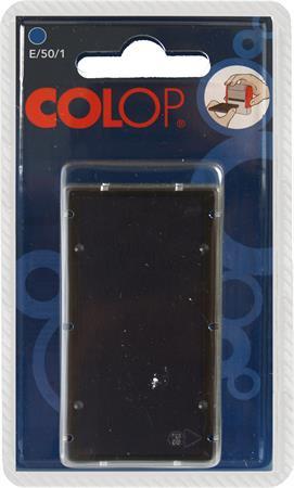 Náhradná poduška k pečiatkám, 2 ks/blister, COLOP "E50/1", modrá 2