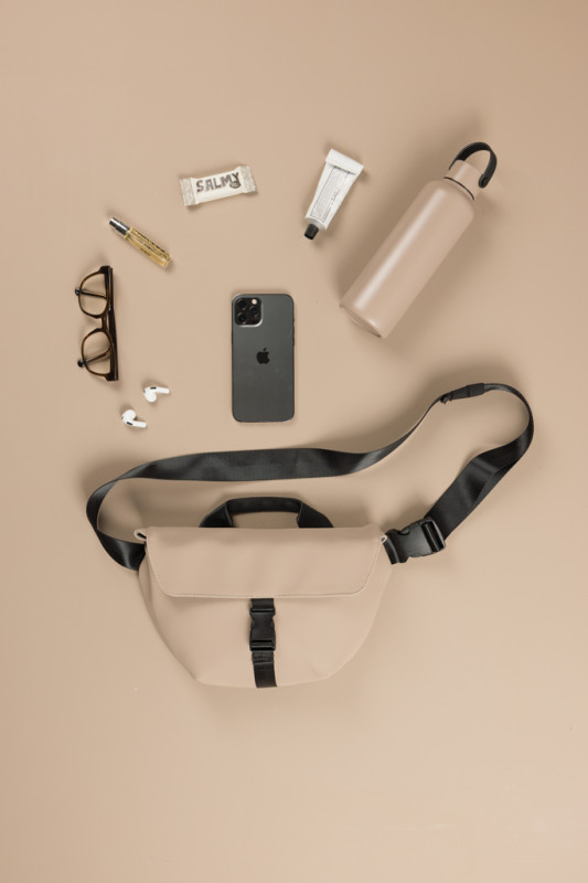 VINGA Baltimore RCS taška cez rameno greige 5