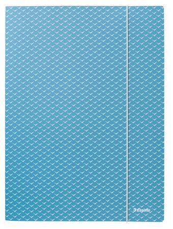 Doska s gumičkou, kartónová, A4, ESSELTE "Colour`Breeze", modrá 1