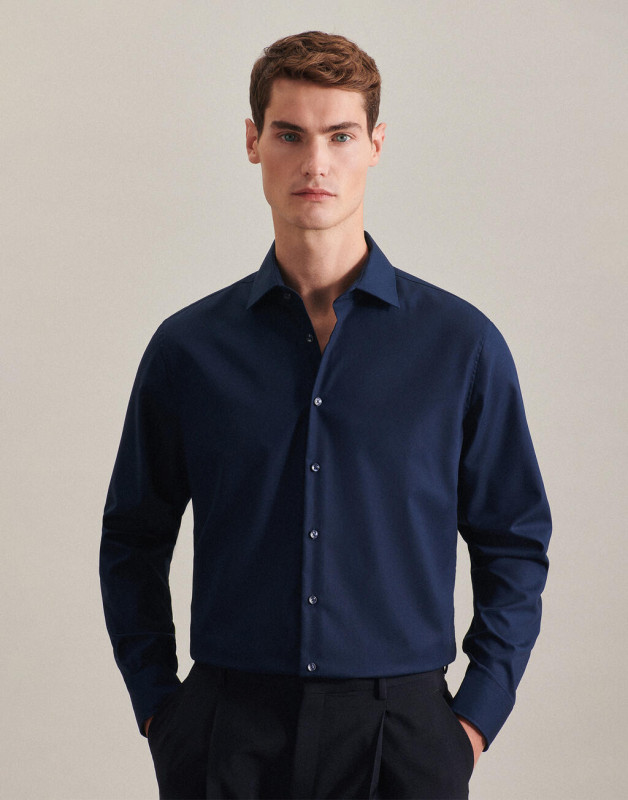 Košeľa s dlhými rukávmi Slim Fit 1/1 Business Kent 1