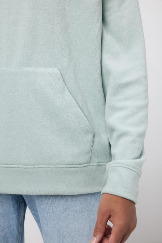 Micro fleece mikina IQONIQ Trivor z recykl. polyesteru Iceberg green S 15