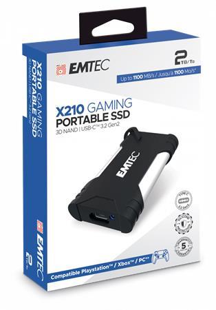 SSD (externá pamäť), 2TB, USB 3.2, EMTEC "X210G Gaming" 3