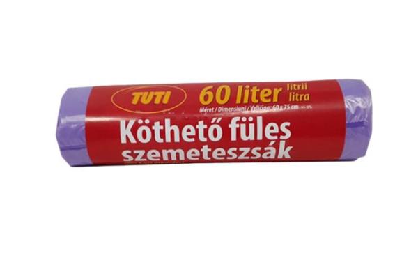 . Vrecia na odpadky, s uškom, 60 l, 16 ks, "Tuti" 1