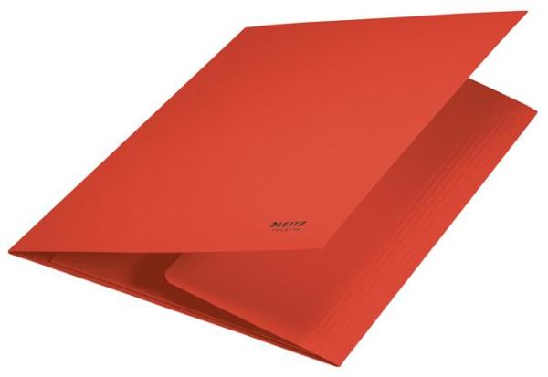 Doska s chlopňami, kartón, A4, LEITZ "Recycle", červená 5