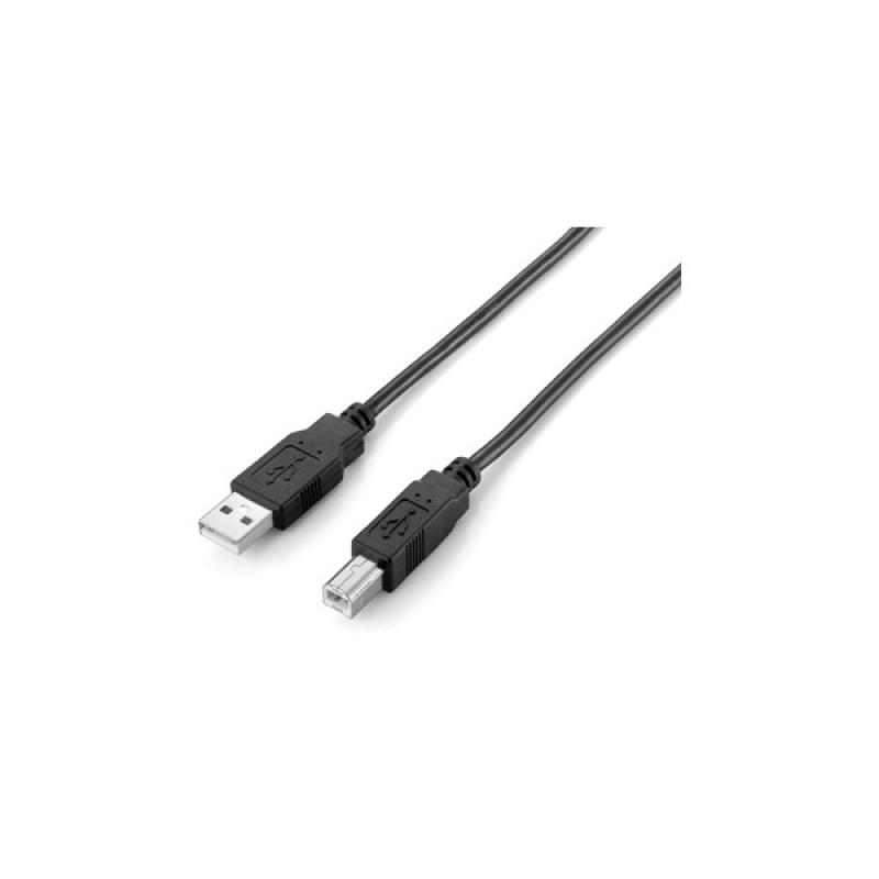 USB kábel 2.0 pre tlačiareň, USB-A / USB-B, 1 m, EQUIP 1