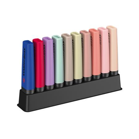 Zvýrazňovač, sada, 2-5 mm, STABILO "BOSS original NatureCOLORS Wildflowers", 10 rôznych fa 4