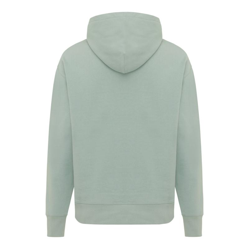 Mikina s kapucňou IQONIQ Yoho relaxed fit z recykl. bavlny Iceberg green S 2