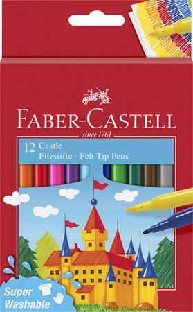 Fixky, sada, FABER-CASTELL, 12 rôznych farieb "Castle" 1