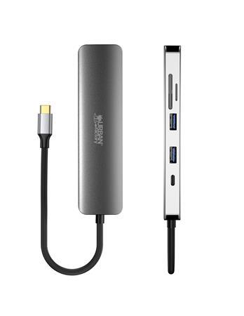 USB HUB, USB-C/USB 3.0/HDMI/SD/mSD, URBAN FACTORY 4