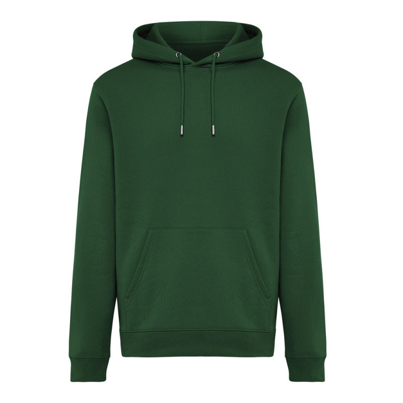 IQONIQ Joshua Unisex mikina s kapucňou z rec. bavlny forest green XXL 1