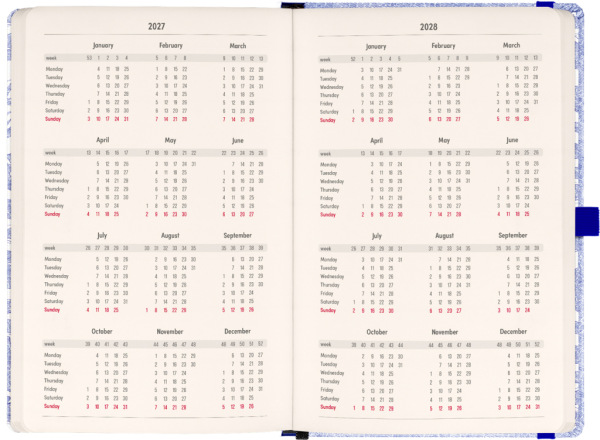 NOTIQUE Planbook planner/notebook Marine Life 2027, 13 x 21 cm 2