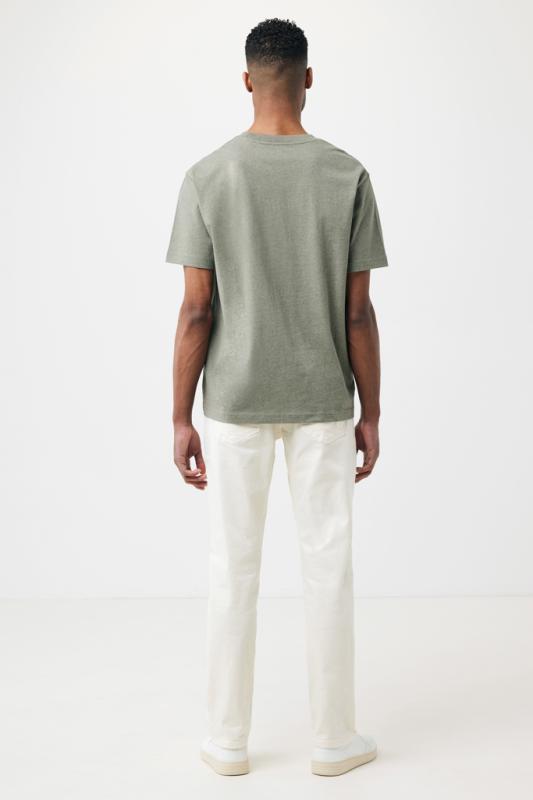 Tričko IQONIQ Teide z recykl. bavlny heather green 5XL 12