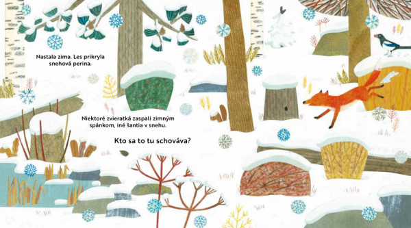 Kto sa to tu schováva? V LESE – Knižka s odklápacími okienkami 4