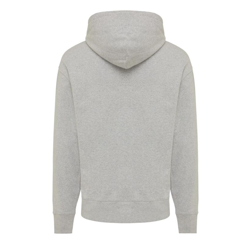 Mikina s kapucňou IQONIQ Yoho relaxed fit z recykl. bavlny heather grey XXXL 2