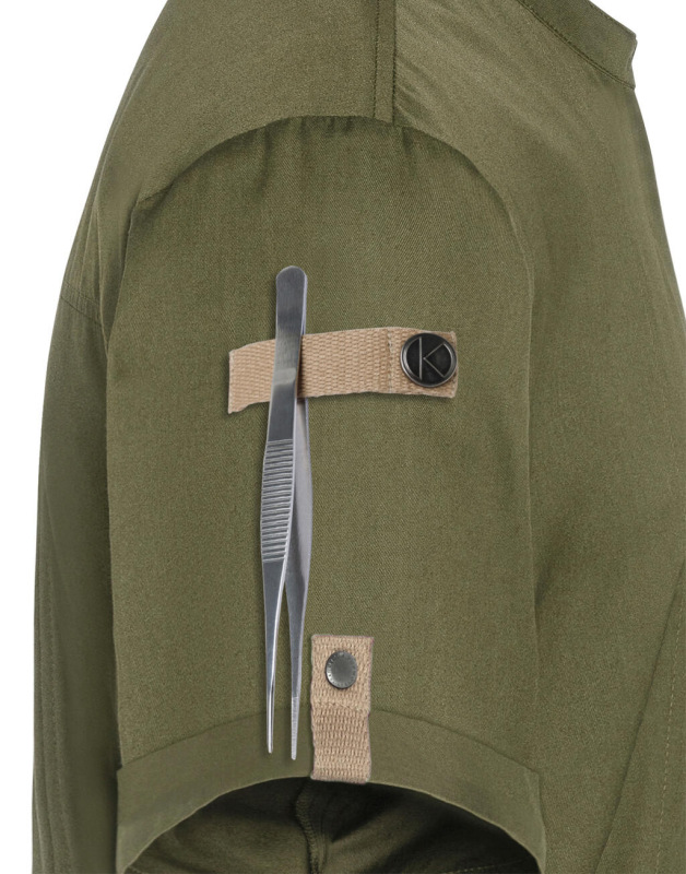 Short-Sleeve Chef Jacket Green-Generation 5
