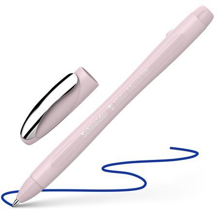 Guľôčkové pero, 0,7 mm, s vrchnákom, SCHNEIDER "Slider Memo XB", perla 1