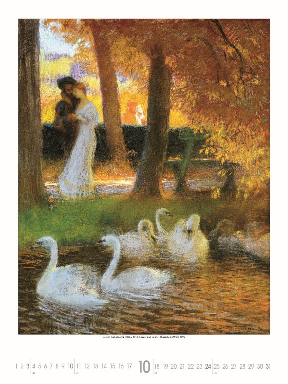 Nástenný kalendár Gardens Impressionism 2027 11