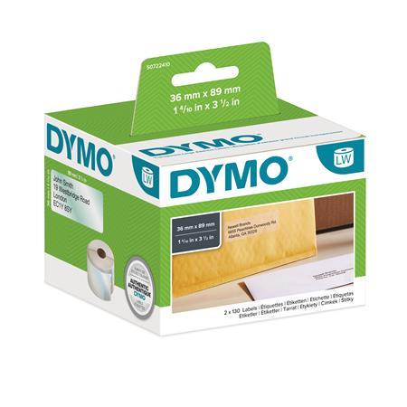 Páska s etiketami ku DYMO EL60 veľká, priehľadné,