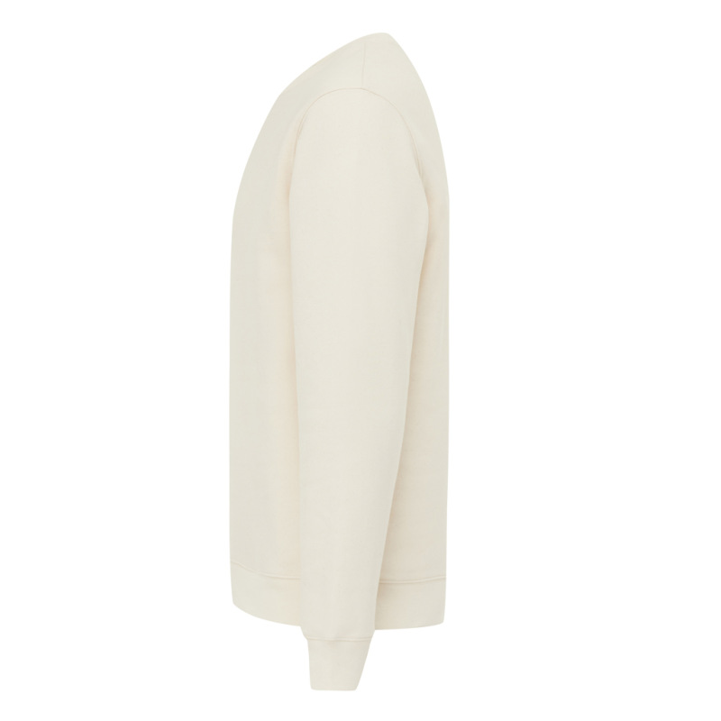 IQONIQ Toria Unisex mikina s okrúhl. výstrihom z rec. bavlny natural raw XL 3