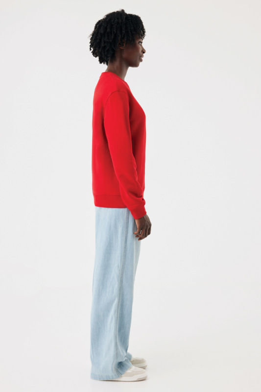 IQONIQ Toria Unisex mikina s okrúhl. výstrihom z rec. bavlny červená XXXL 12