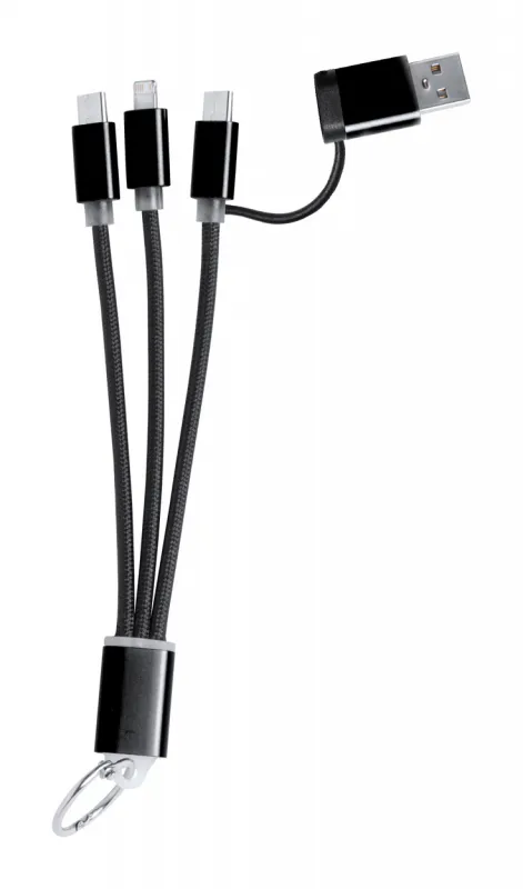 Frecles USB nabíjací kábel na kľúčenke