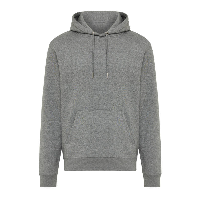 IQONIQ Joshua Unisex mikina s kapucňou z rec. bavlny light heather anthracite XL 1