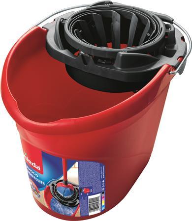Vedro so žmýkacím košom, VILEDA "Supermop", červené 1