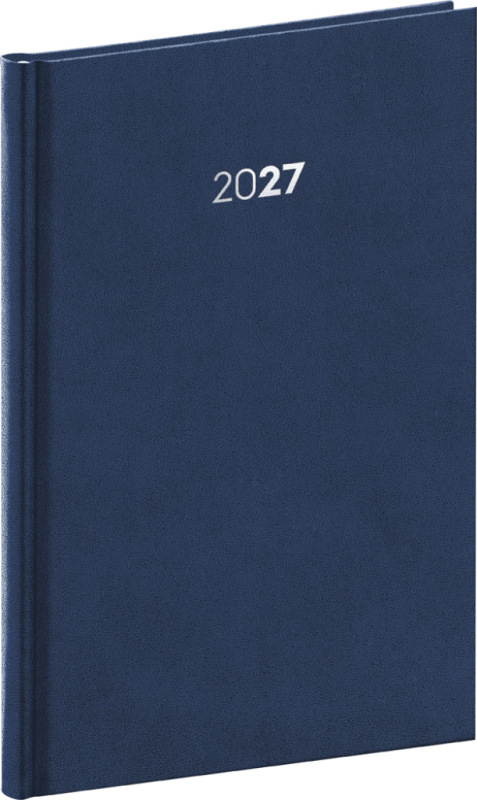 NOTIQUE Týždenný diár Balakon 2027, tmavomodrý, 15 x 21 cm