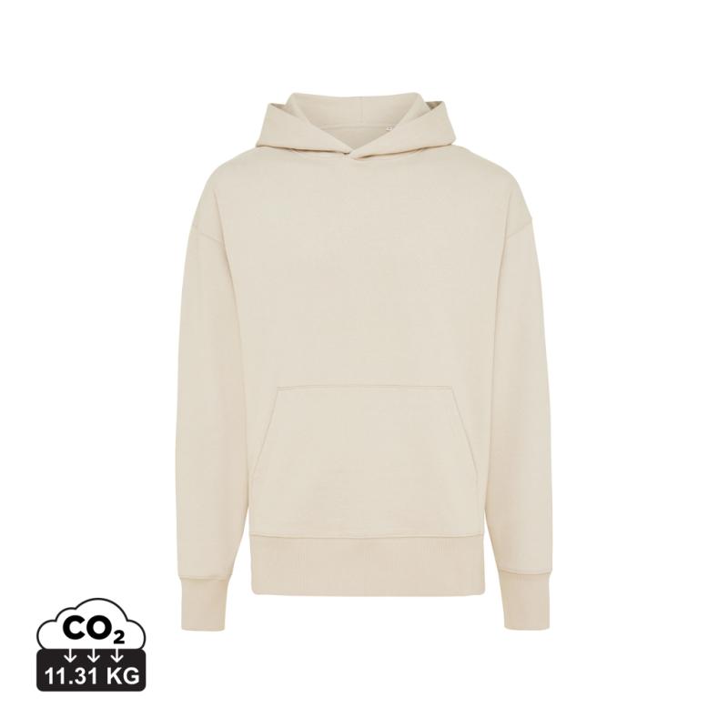 Mikina s kapucňou IQONIQ Yoho relaxed fit z recykl. bavlny natural raw L