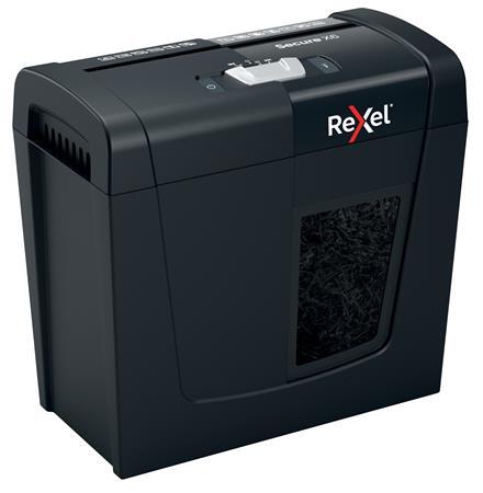 Skartovací stroj, konfetti, 6 listov, REXEL, "Secure X6" 2