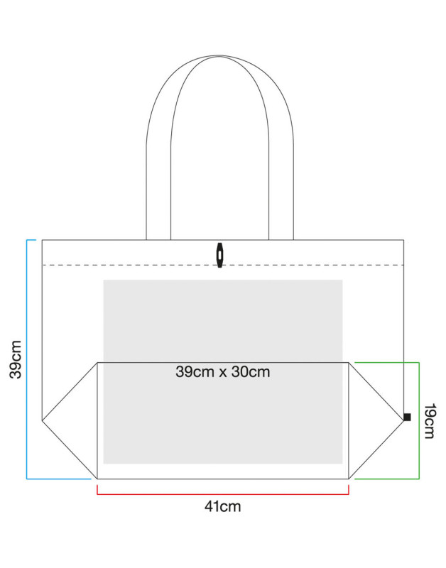 Veľká taška EarthAware™ Organic Marina Tote XL 5