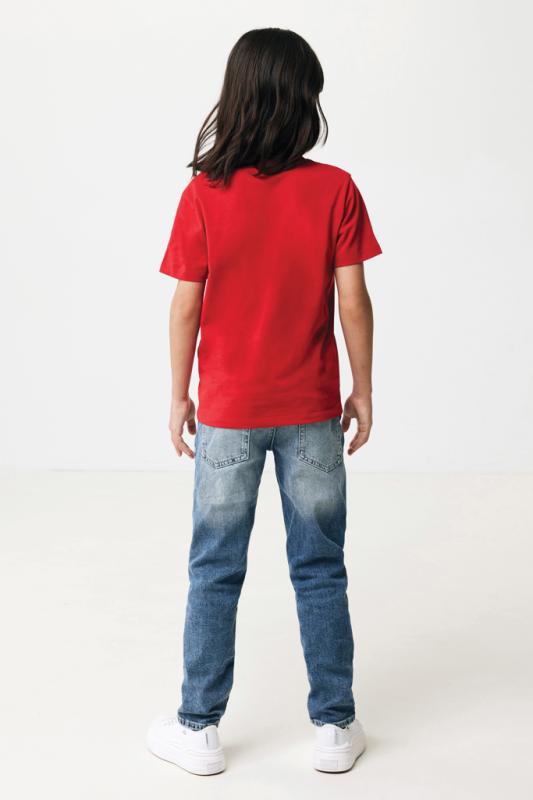 Detské tričko IQONIQ Koli z recykl. bavlny červená 13-14r (158-164cm) 13