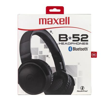 Náhlavné slúchadlá, bezdrôtové, Bluetooth, s mikrofónom, MAXELL "B-52", čierna 2