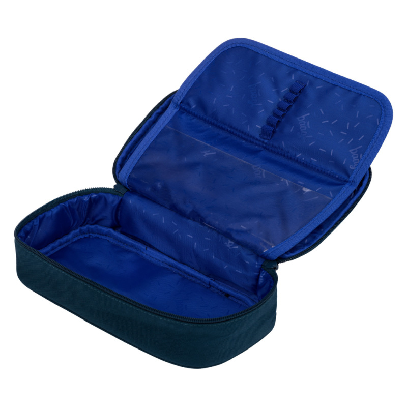 BAAGL SADA 5 Core Logo modrá: batoh, peračník, vrecko, ľadvinka, obal na notebook GRS 9