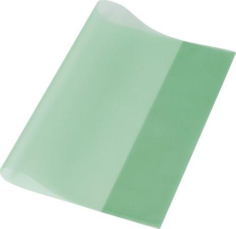 Obal na zošity, A5, PP, 80 mikr., drsný povrch, PANTA PLAST, zelený 1