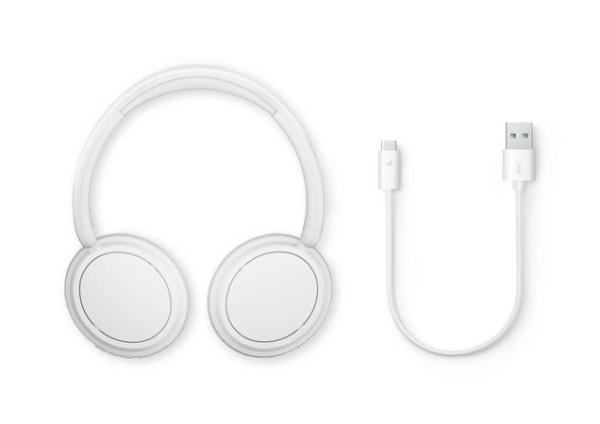 Náhlavné slúchadlá, bezdrôtové, Bluetooth 5.3, PHILIPS "TAH5209", biela 8