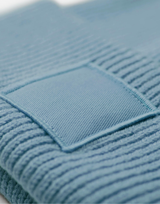 Deep Cuffed Tonal Patch Beanie 4