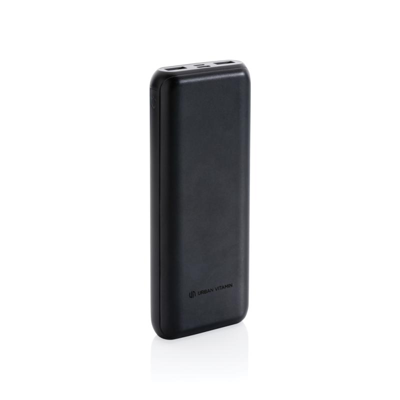 Powerbanka Urban Vitamin Pasadena 20 000 mAh 18W PD čierna 1