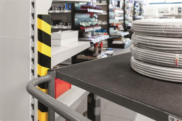 Ochranný profil povrchu, DURABLE "S20", žltý-čierny 4