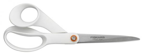 Nožnice, univerzálne, 21 cm, FISKARS "Functional Form", biele 1
