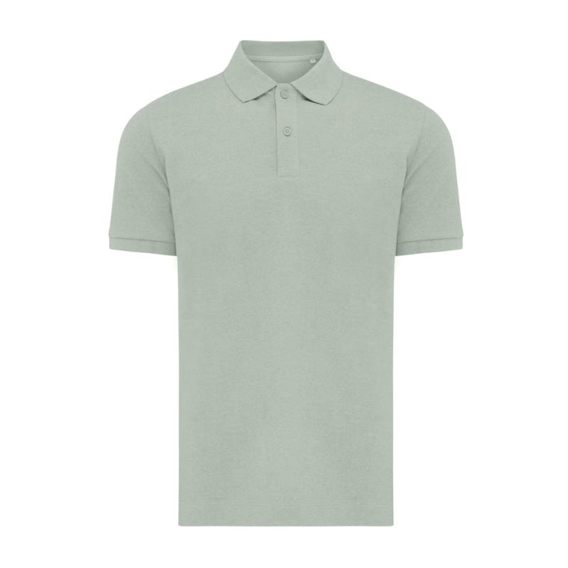 Polo tričko IQONIQ Yosemite z recykl. bavlny Iceberg green XXS