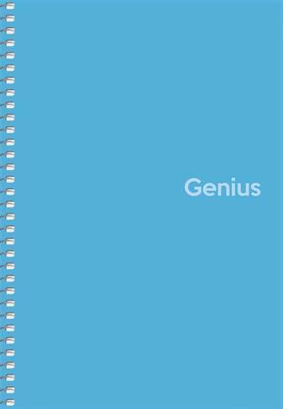 Špirálový zošit, štvorčekový, A5, 80 listov, PP obal, SHKOLYARYK "Genius", mix 2