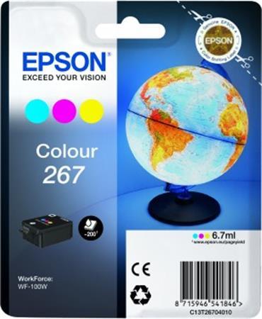 T2670 toner k tlačiarni WorkForce WF-100W, EPSON, farebný, 6,7ml 1