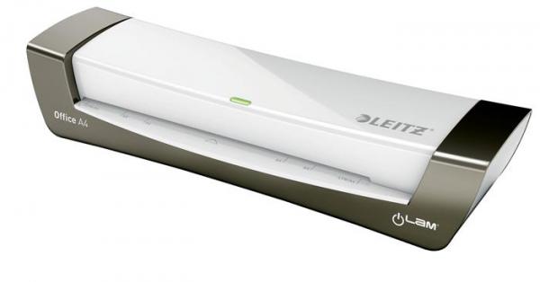 Laminovací stroj, A4, 80-125 mikr, LEITZ "iLam Office", strieborný 1