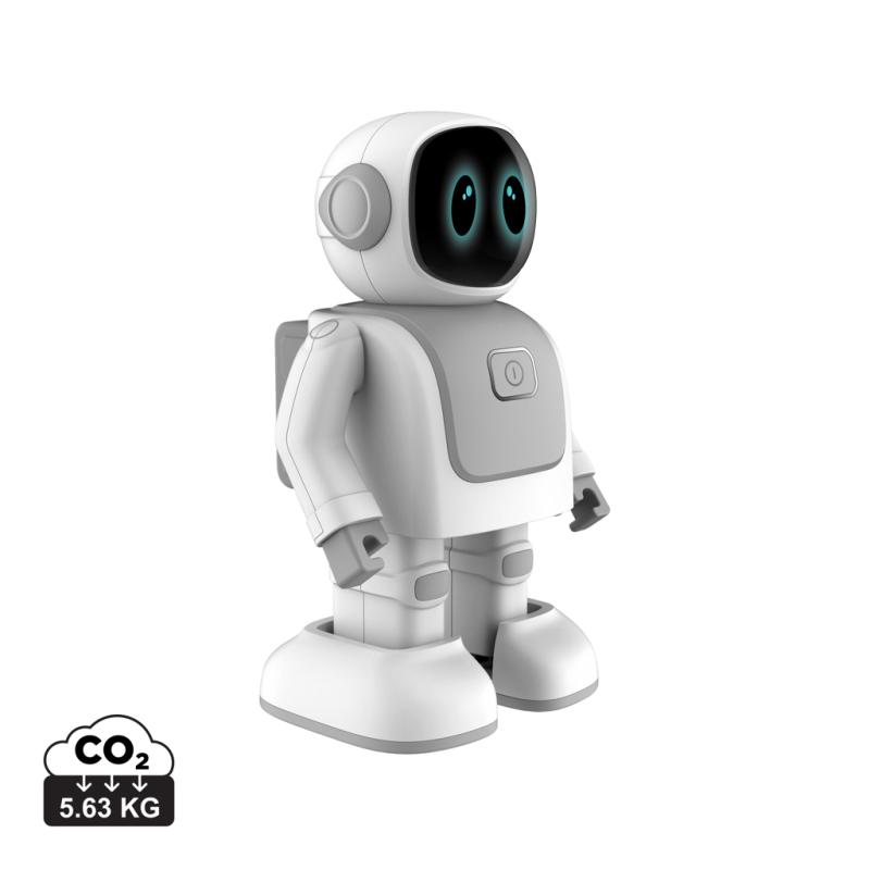 Tancujúci robot s reproduktorom Robert biela