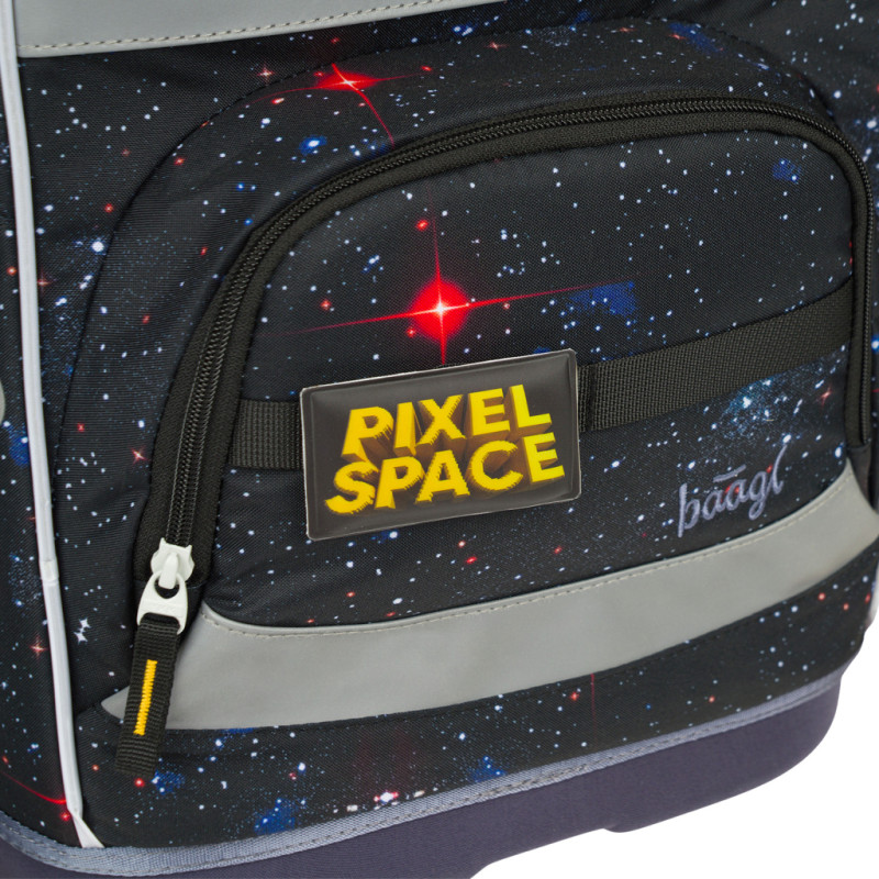 BAAGL Školská aktovka Zippy Plus Pixel Space 6