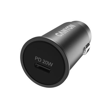 Nabíjačka do auta, 1xUSB-C, PD 20W, CANYON "C-20" 2