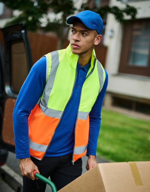 Pro Hi-Vis Full Zip Gilet 2