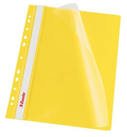 Rýchloviazač, s eurodierovaním, PP, A4, ESSELTE, VIVIDA, žltá 1