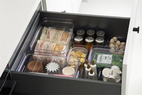Úložný box, plastový, 0,6 l, SMARTSTORE "Compact Clear Mini", priehľadný 2
